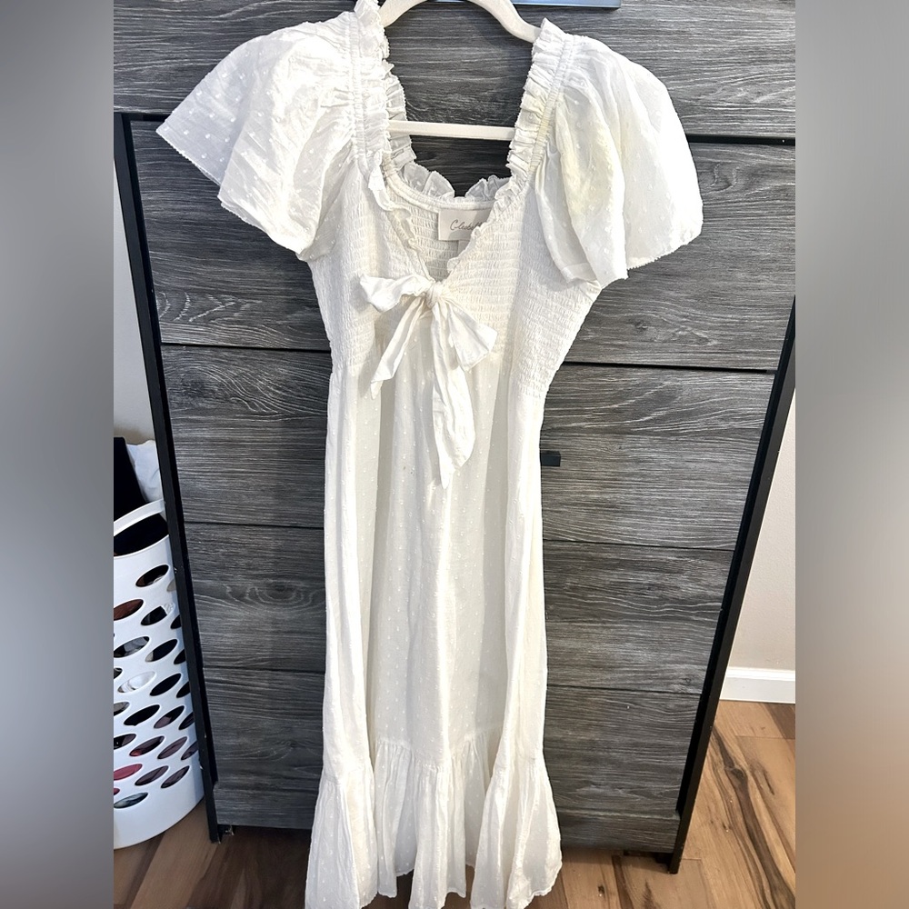 Cleobella white dress - soooo beautiful!